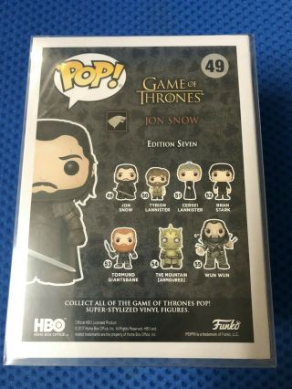 Funko Pop Game of Thrones Jon Snow 49 (King in the North) 4