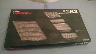 Kato 20 - 833 N Scale Unitrack Viaduct Set Box Railroad
