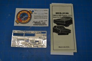 Model Car Garage Mcg - 2126 1966 66 1965 65 Pontiac Gto Photoetch Set