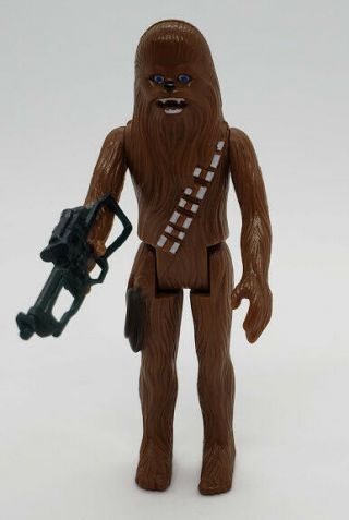 Vintage 1977 Gmfgi Kenner Star Wars Chewbacca Chewy Action Figure Hong Kong