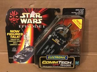 1998 Star Wars Episode 1 - Electronic Comm Tech Reader - Hasbro - Vintage Rare