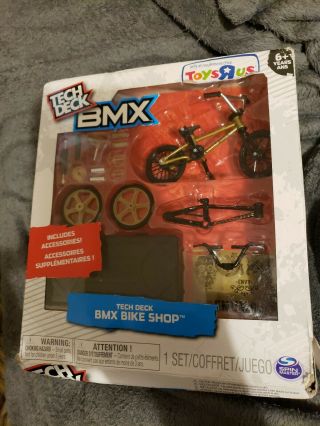 Tech Deck – Bmx Bike Shop With Accessories And Storage Container Nib.  Toys R Us.