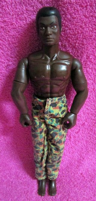 Vintage Hasbro Gi Joe African American Black Soldier Action Figure 12 " 1994