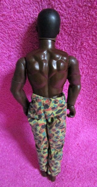 Vintage Hasbro GI Joe African American Black Soldier Action Figure 12 