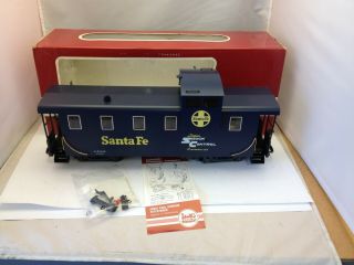 Lgb 43710 Santa Fe Caboose G Scale Queen Mary Series