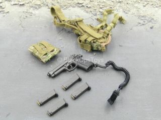 1/6 scale toy Sully Custom - M9 Beretta w/Multicam Drop Leg Holster 3