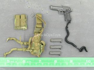 1/6 scale toy Sully Custom - M9 Beretta w/Multicam Drop Leg Holster 4