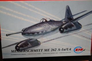 1/72 Mpm Messerschmitt Me 262 A - 1a/u German Wwii Jet Fighter Model W/pe