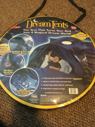 Dream Tents Space Adventure Twin Size Pop Up Tent As Seen On Tv Ages 3,