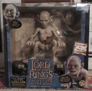 Lord Of The Rings Return Of The King Electronic Talking Gollum