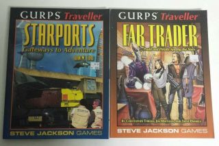 Gurps Traveller: Far Trader & Starports - Steve Jackson Rpg Games -