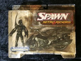 Mcfarlane Toys Spawn Nitro Riders Eclipse 5000 In The Package