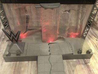 WWE Raw Smackdown lighted Ultimate Entrance Stage Playset ring wrestling figures 2