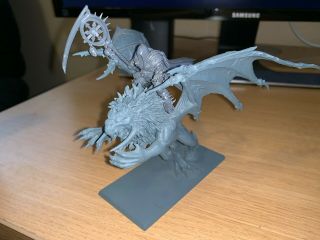 Warhammer Fantasy Battle Aos Chaos Sorcerer Lord On Manticore Plastic