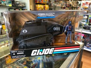 2008 Hasbro G.  I Joe Cobra 25th Anniversary Black Hiss Tank W/ Tank Commander