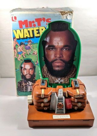 Vintage Mr.  T’s Water War Squirt Outdoor Lawn Game Lakeside 1983 Collectible Toy