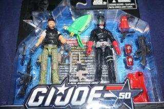 Gi Joe 50th Shipwreck Cobra Commander 2 - Pack Hasbro 3.  75in Action Figures