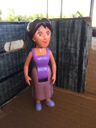 Mattel Dora The Explorer Talking House Mami Mom Figure Dollhouse Parent 5.  5”