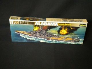 Hasegawa Battleship Uss Alabama 1/700 Kit
