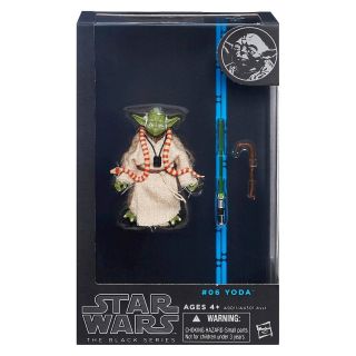 2014 Star Wars Rare Black Series 6 Inch 06 Jedi Master Yoda Figure