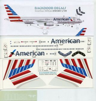 Backdoor Decals 1:144 American Airlines B727 - 200 Decal B727 - 200u