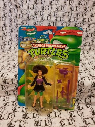 Teenage Mutant Ninja Turtles April Ravishing Reporter Playmates Toys 1992 Moc