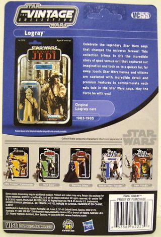 LOGRAY Star Wars Return of the Jedi Vintage 3 3/4 