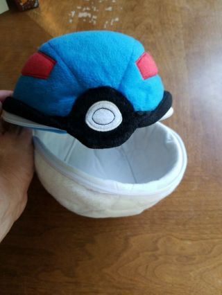 Pokemon Zipper Poke Ball Plush