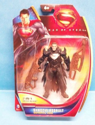 Dc Comics Superman Man Of Steel Shadow Assault General Zod Action Figure