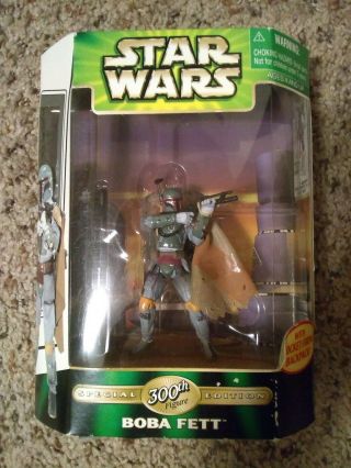 Starwars Power Of The Force: Boba Fett 300th Special Edition Action Figure Mib