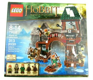 Lego The Hobbit 79016 Attack On Lake - Town 313pcs 2014