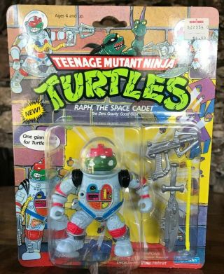 Vintage Tmnt Teenage Mutant Ninja Turtles Raph The Space Cadet 1990 Playmates