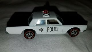 Vintage redline hotwheels 70 Custom Police Cruiser,  USA 2