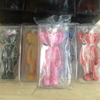 12 " Kaws Bff Designer & Urban Vinyl Figure Medicom Toy Limited Edition Pink Red