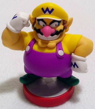 Amiibo Wario Figurine Toy Video Game Mario Nintendo