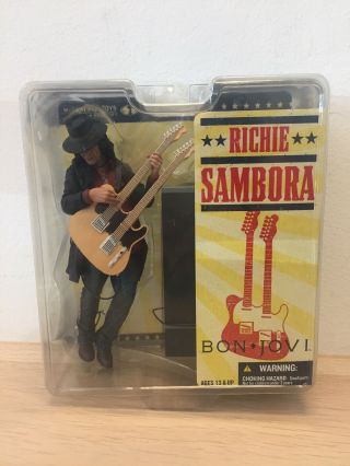 Mcfarlane Bon Jovi Richie Sambora 6 Inch Action Figure Rock Band O4