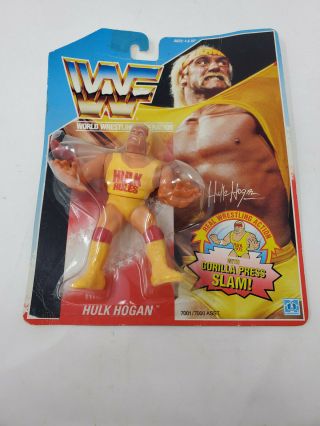 Hulk Hogan - 1990 Wwf / Wwe Hasbro Gorilla Press Slam Action Figure