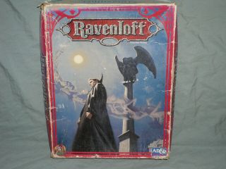 Ad&d 2nd Ed Boxed Set - Ravenloft Campaign Setting (hard To Find And Vg -)