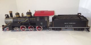 Bachmann G Scale 4 - 6 - 0 Steam Locomotive Southern Pacific With Sound Tender No Ob