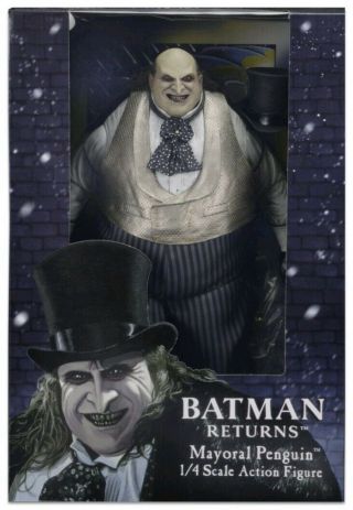 Batman Returns - Mayoral Penguin (danny Devito) 1/4 Scale Action Figure (neca)