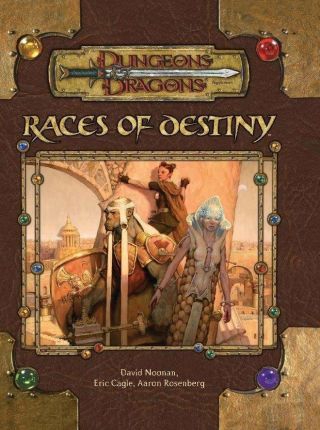 Races Of Destiny D&d Hardcover Dungeons And Dragons 3.  5