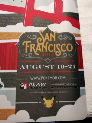 Pokemon 2016 World Championship Playmat - San Francisco 4