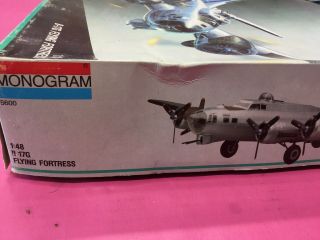 1/48 SCALE MONOGRAM 5600 B - 17G FLYING FORTRESS 2