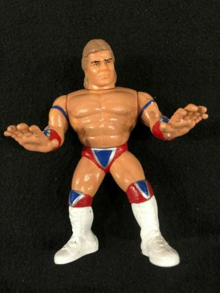 Hasbro Wwf Custom Lex Luger Red Blue Silver Trunks Action Figure Loose