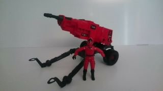 Gi Joe /action Force Red Shadow Laser Exterminator And Red Laser Palitoy Germany