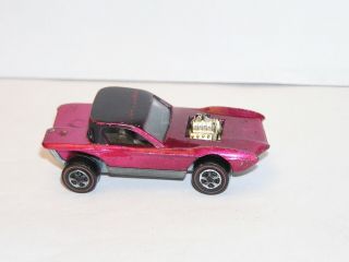 1968 Hot Wheels Redline Python Us Creamy Pink Scarce All Yr1 Classic