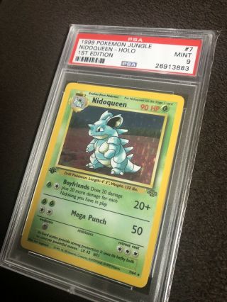 First Edition Nidoqueen Holographic PSA 9 3