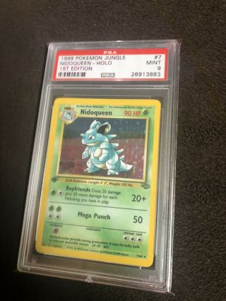 First Edition Nidoqueen Holographic PSA 9 5