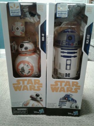 Star Wars Hero Series R2 - D2 & Bb - 8 Action Figures Walmart Exclusive