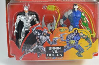 Batman & Robin Movie Brain vs.  Brawn Figure Pack 1997 MOC 2
